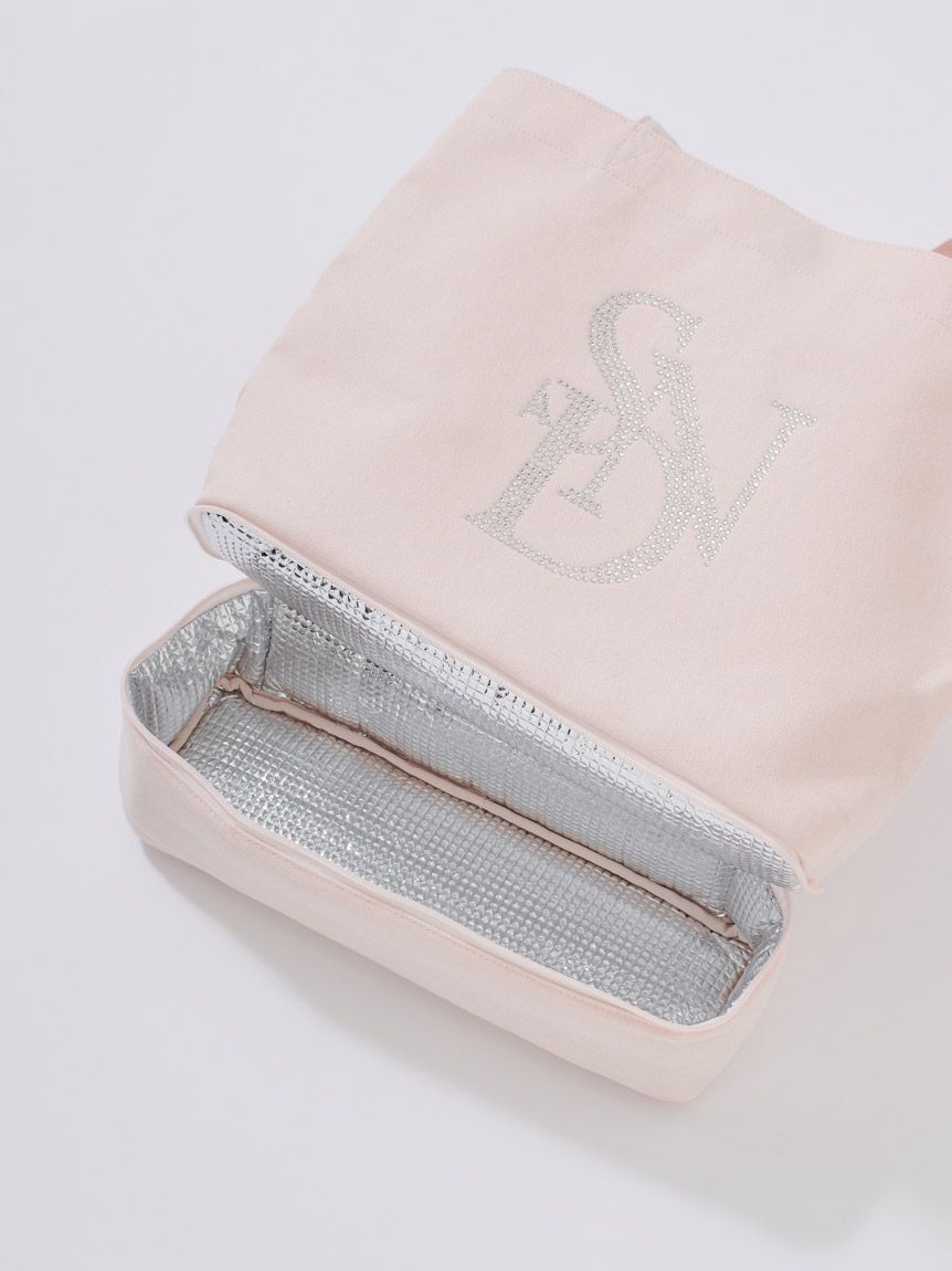 SNIDEL「【WEB限定】ビジューロゴトートバッグ/保冷機能付き」|トートバッグ|