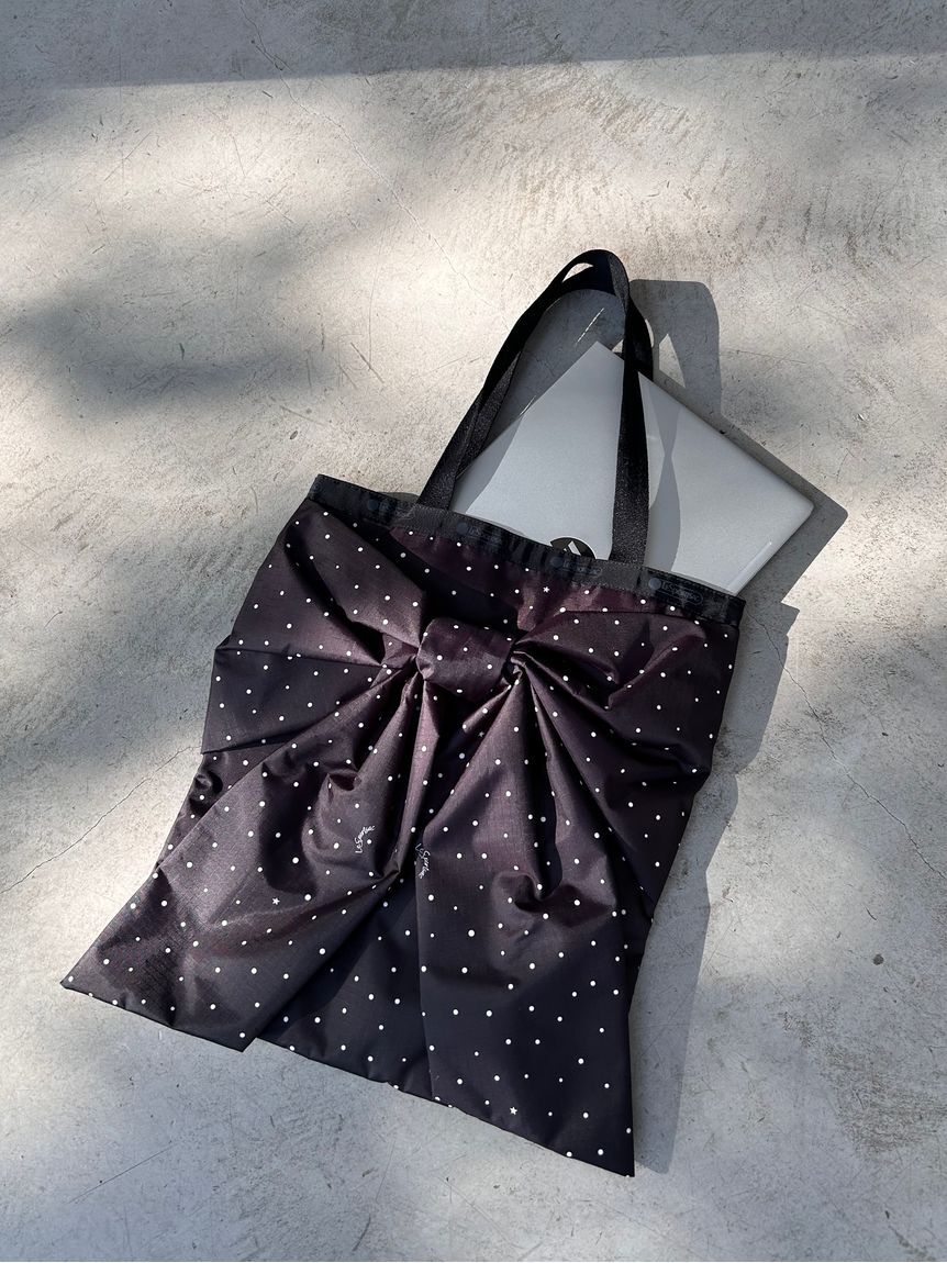 SNIDEL「【SNIDEL&times;LeSportsac】LG BOW EMERALD TOTE」|トートバッグ|