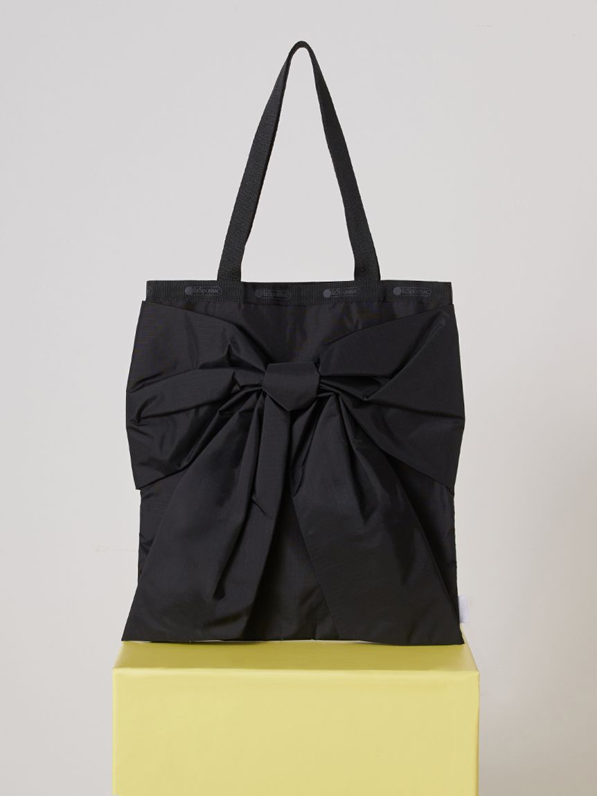 SNIDEL「【SNIDEL&times;LeSportsac】LG BOW EMERALD TOTE」|トートバッグ|BLK
