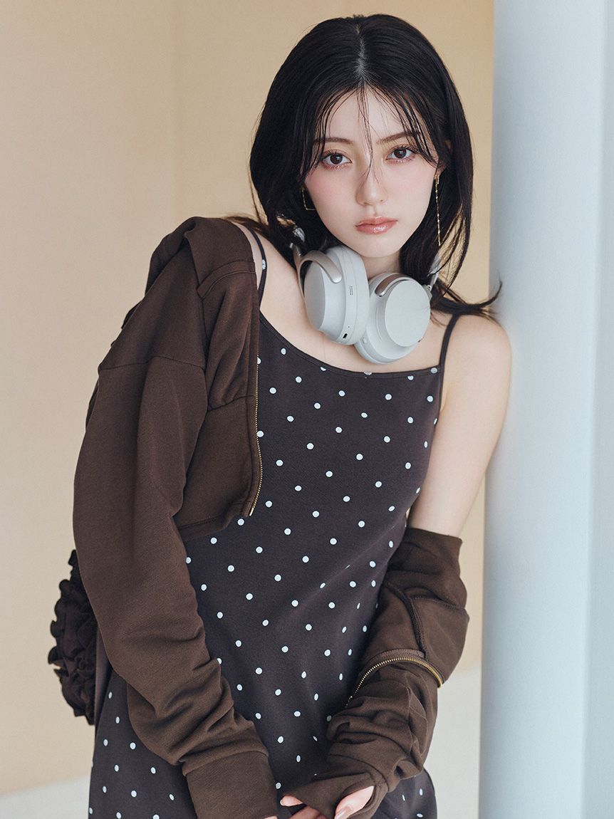 SNIDEL「2wayツイストチェーンピアス」|ピアス|