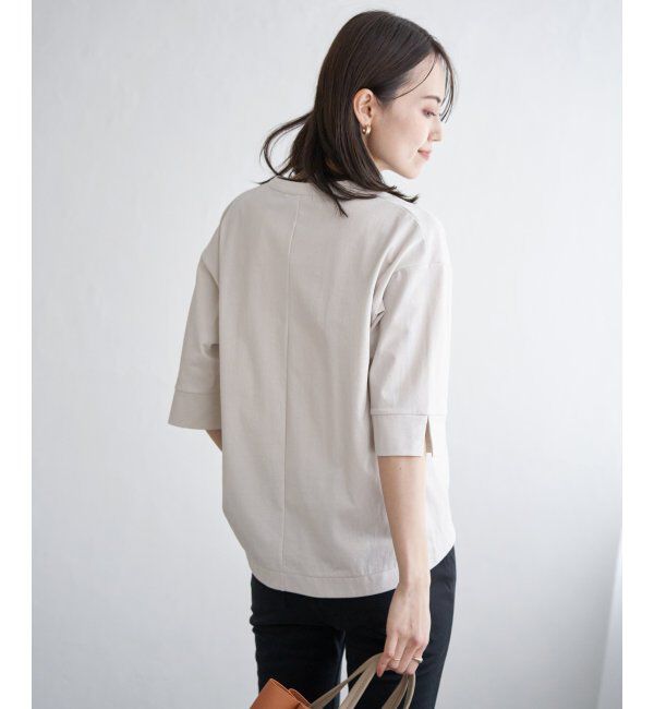 ikka「梨地ジョーゼットスキッパープルオーバー」|その他|