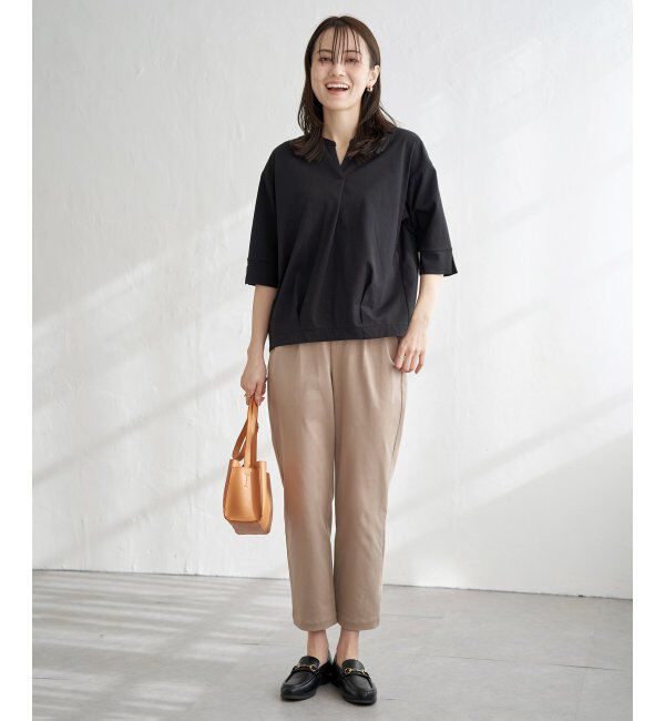 ikka「梨地ジョーゼットスキッパープルオーバー」|その他|