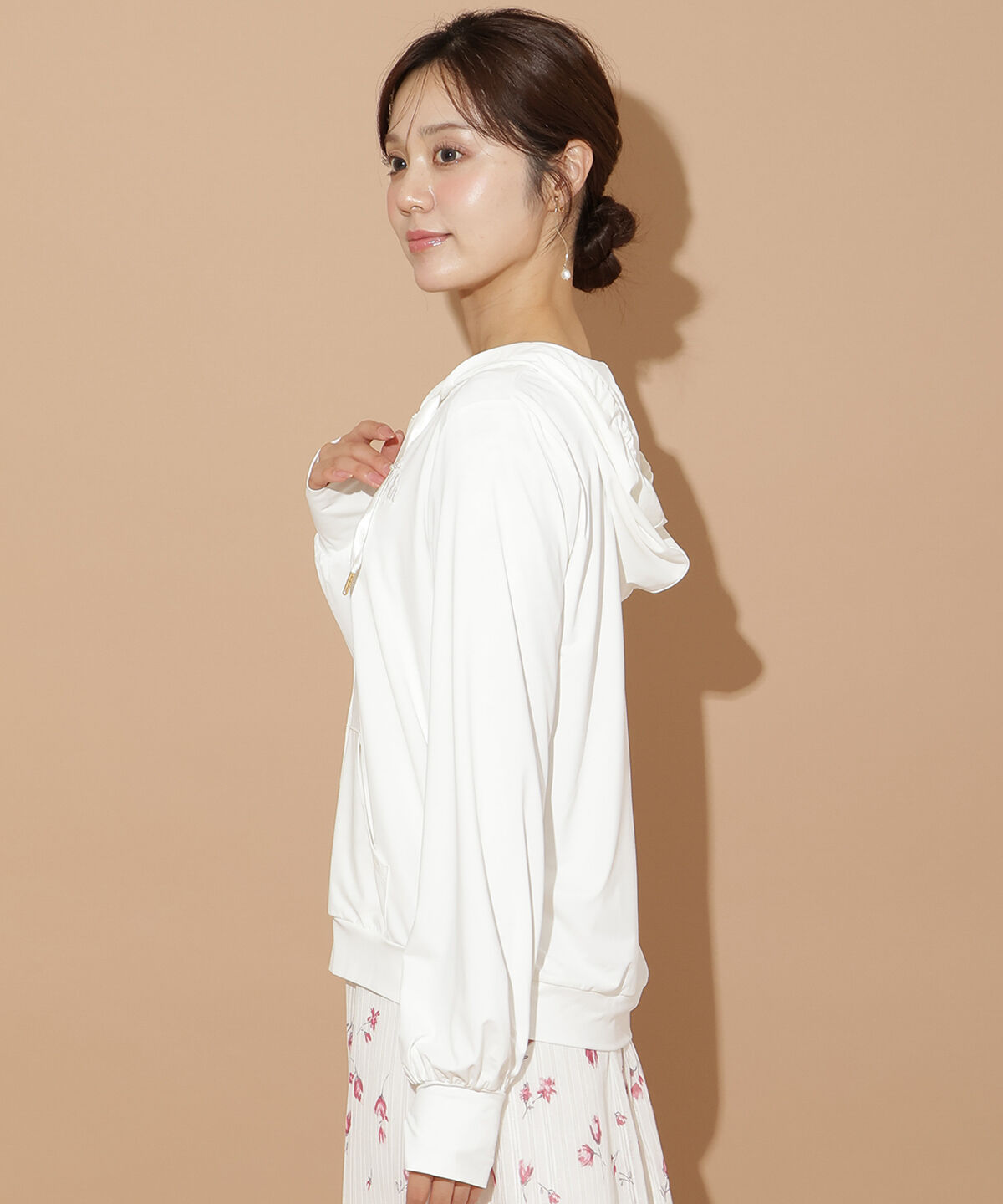 WILLSELECTION「パール刺繍UVカット機能パーカー」|パーカー|