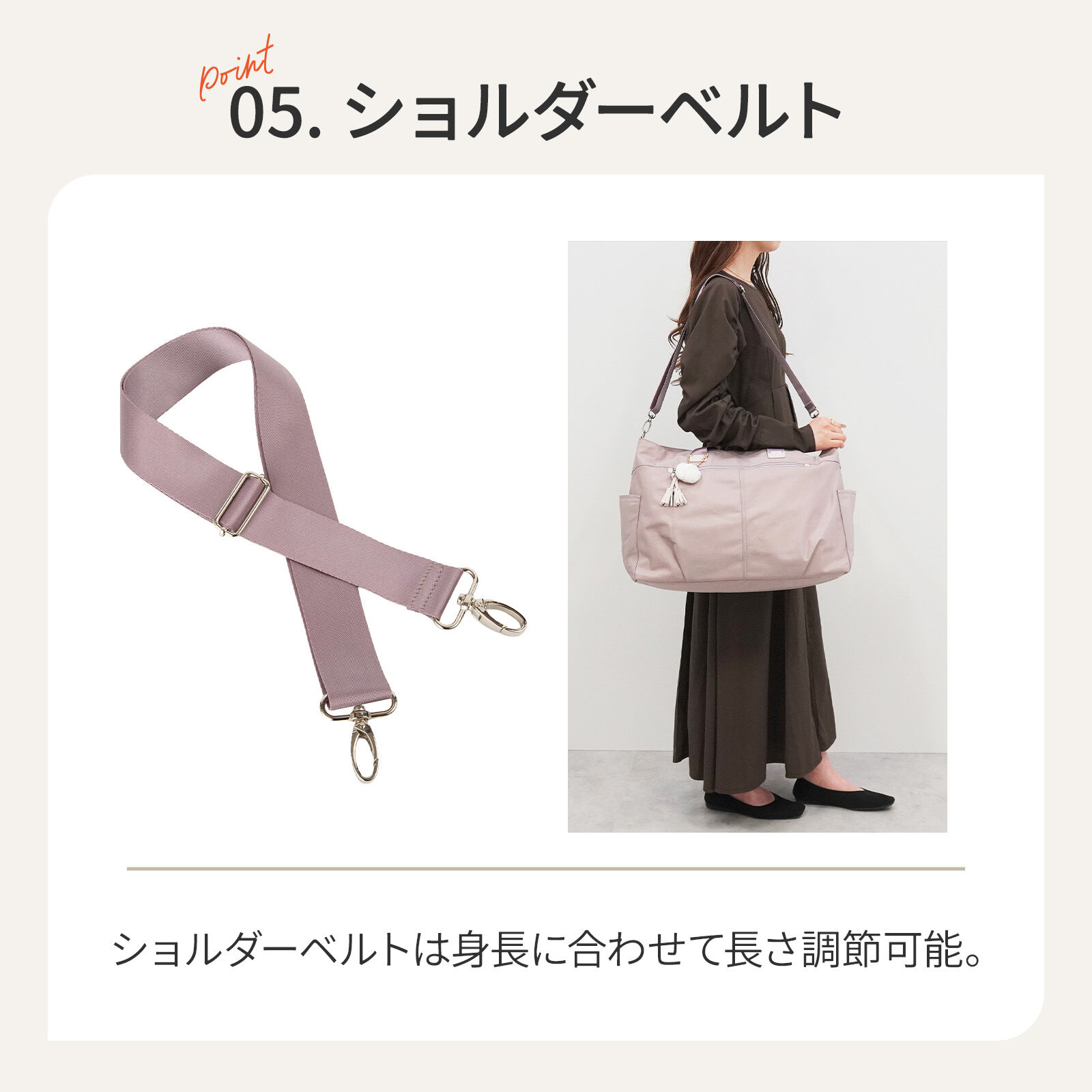 Kanana project「Kanana project／カナナプロジェクト タッセル ボストンバッグ 68875 バッグ EC限定 旅行 大容量」|ボストンバッグ|