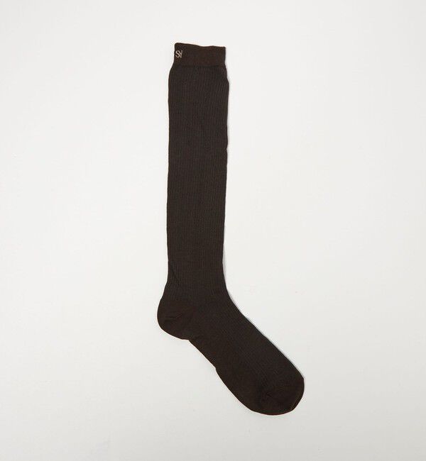 SY UNITED ARROWS「＜SY＞ シアーリブソックス」|ソックス|DK.BROWN