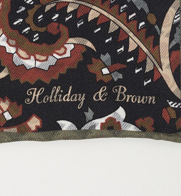 UNITED ARROWS「＜Holliday&Brown＞ ペイズリー プリント ポケットチーフ」|ハンカチ|