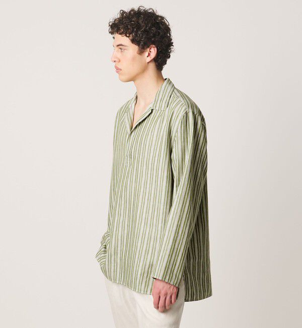 UNITED ARROWS「＜SOVEREIGN＞ストライプ スキッパーシャツ」|シャツ・ブラウス|