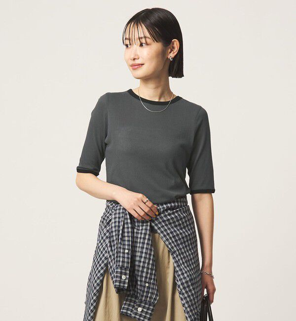 UNITED ARROWS green label relaxing「シアー リンガー Tシャツ」|Tシャツ・カットソー|