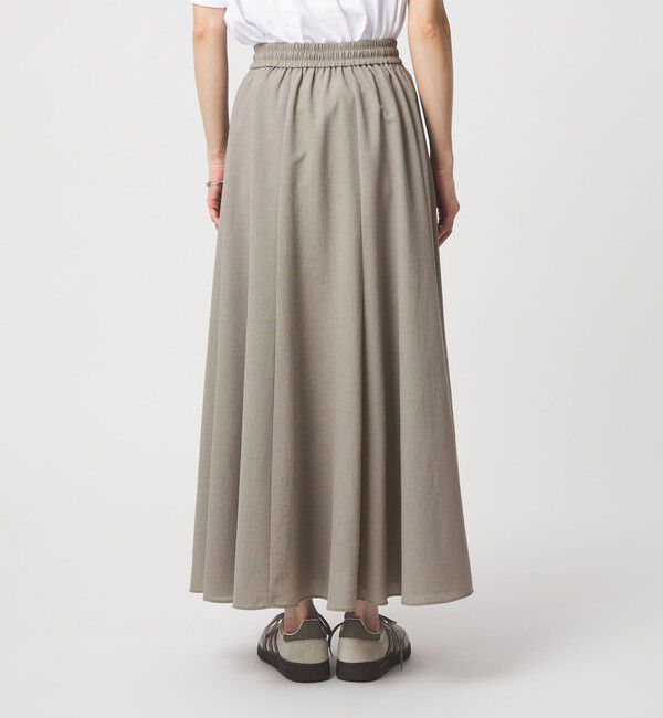 UNITED ARROWS green label relaxing「［size SHORT/TALLあり］ドライクロス フレアスカート マシンウォッシャブル  通気性」|フレア|