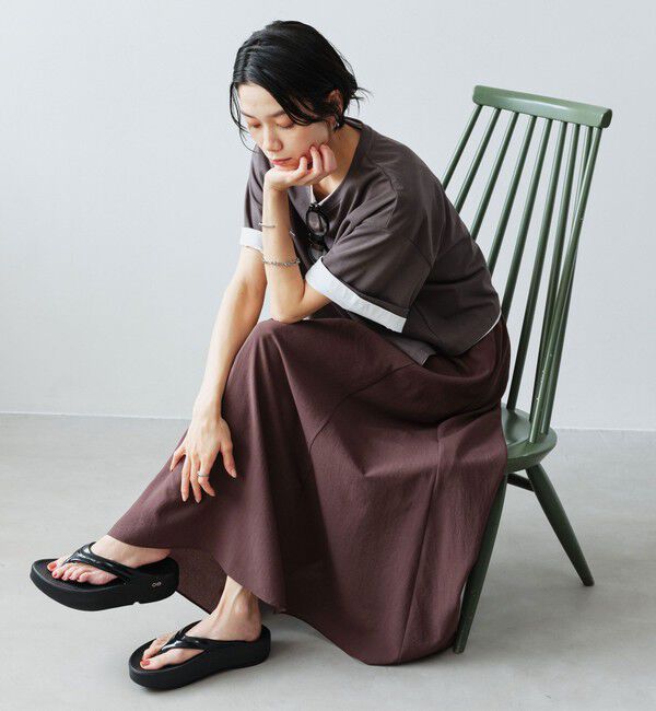 UNITED ARROWS green label relaxing「［size SHORT/TALLあり］ドライクロス フレアスカート マシンウォッシャブル  通気性」|フレア|