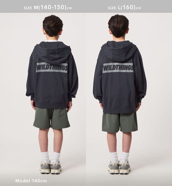 UNITED ARROWS green label relaxing「【別注】＜WILD THINGS＞ パーカー / キッズ 140cm-160cm」|カーディガン|