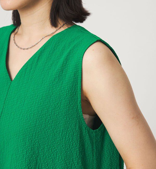 UNITED ARROWS green label relaxing「【WEB限定】＜at ease＞カラミ ノースリーブ ワンピース」|ワンピース|