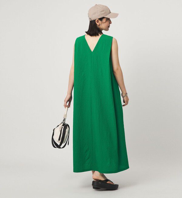 UNITED ARROWS green label relaxing「【WEB限定】＜at ease＞カラミ ノースリーブ ワンピース」|ワンピース|