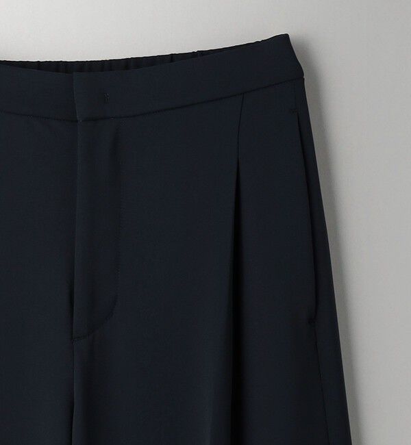 BEAUTY&YOUTH UNITED ARROWS「【WEB限定 Wardrobe DAILY MINIMAL】ダブルクロス タックワイドストレートパンツ ウォッシャブル」|スラックス|