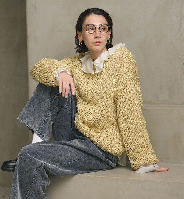BEAUTY&YOUTH UNITED ARROWS「ラッフル スキッパーブラウス」|シャツ・ブラウス|