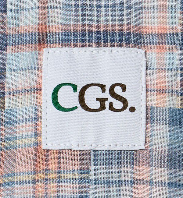 California General Store「＜CGS.＞パッチワーク マドラスチェック ボタンダウン シャツ 」|シャツ・ブラウス|