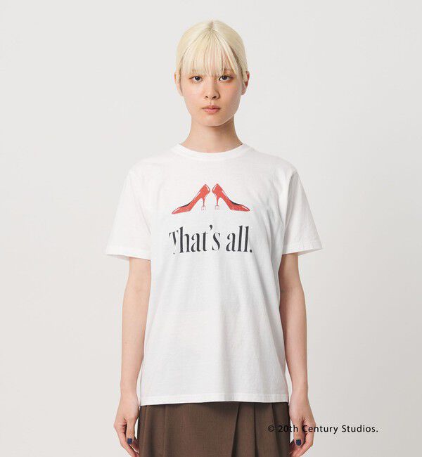 BEAUTY&YOUTH UNITED ARROWS「【別注】＜プラダを着た悪魔2＞ シアー プリント Tシャツ」|Tシャツ・カットソー|