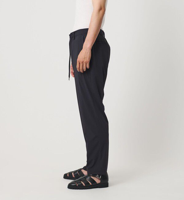BEAUTY&YOUTH UNITED ARROWS「CORDURA ドビー 1プリーツ テーパード パンツ NO.4 撥水 ストレッチ ウォッシャブル セットアップ対応」|チノ|