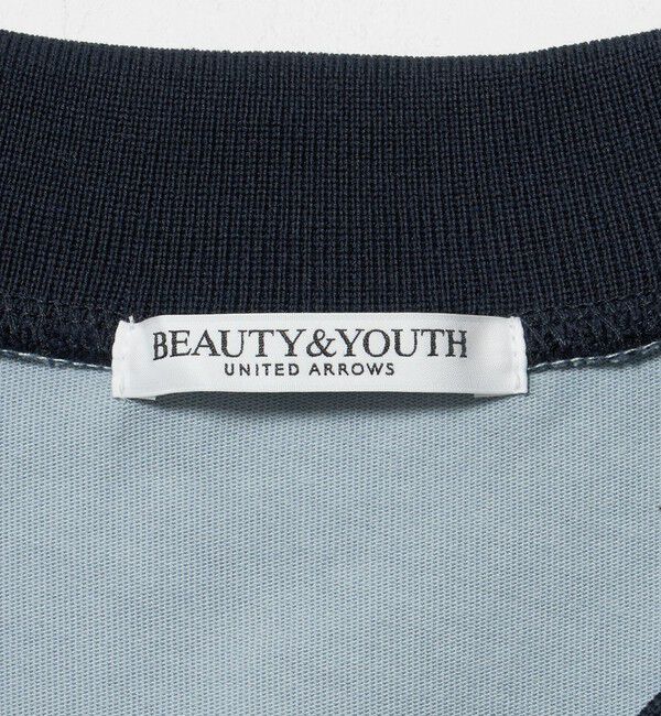 BEAUTY&YOUTH UNITED ARROWS「コットン 2トーン Vネック プルオーバー」|Tシャツ・カットソー|
