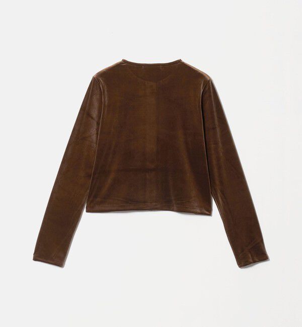 BEAUTY&YOUTH UNITED ARROWS「ベロア コンパクト カーディガン ウォッシャブル」|カーディガン|