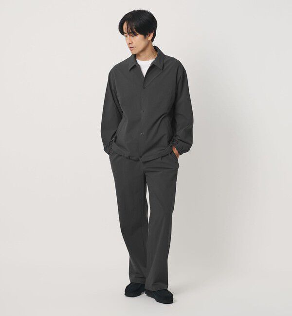 BEAUTY&YOUTH UNITED ARROWS「360&deg;MASTER 1プリーツ ストレート イージーパンツ NO.8 セットアップ対応 撥水 ストレッチ ウォッシャブル」|チノ|