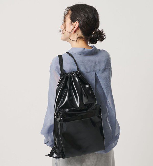 BEAUTY&YOUTH UNITED ARROWS「＜NOMADIS＞LATT レザーライク リュック」|リュック|BLACK