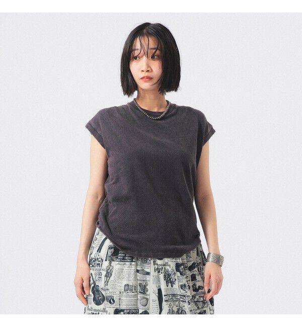 BEAMSBOY「【別注】Healthknit / メッシュ ノースリーブ」|Tシャツ・カットソー|BLACK