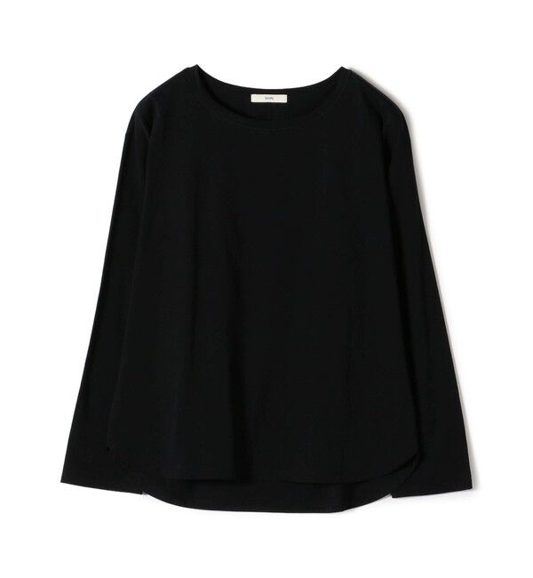 SHIPS for women「ワイド クルーネック コットン ロング スリーブ TEE」|Tシャツ・カットソー|