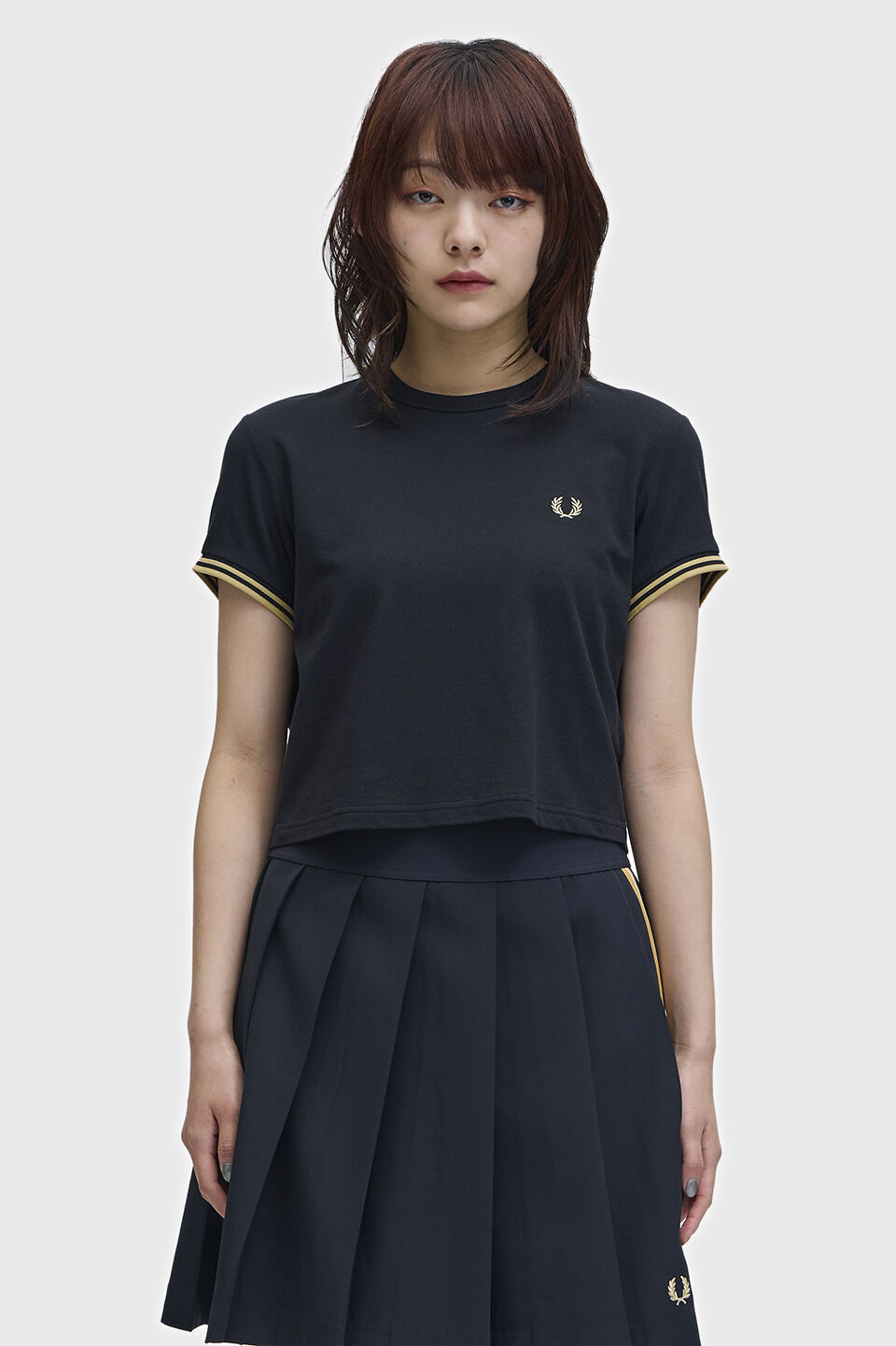 FRED PERRY 「Tipped Pique T-Shirt／ティップラインピケTシャツ」|Tシャツ・カットソー|