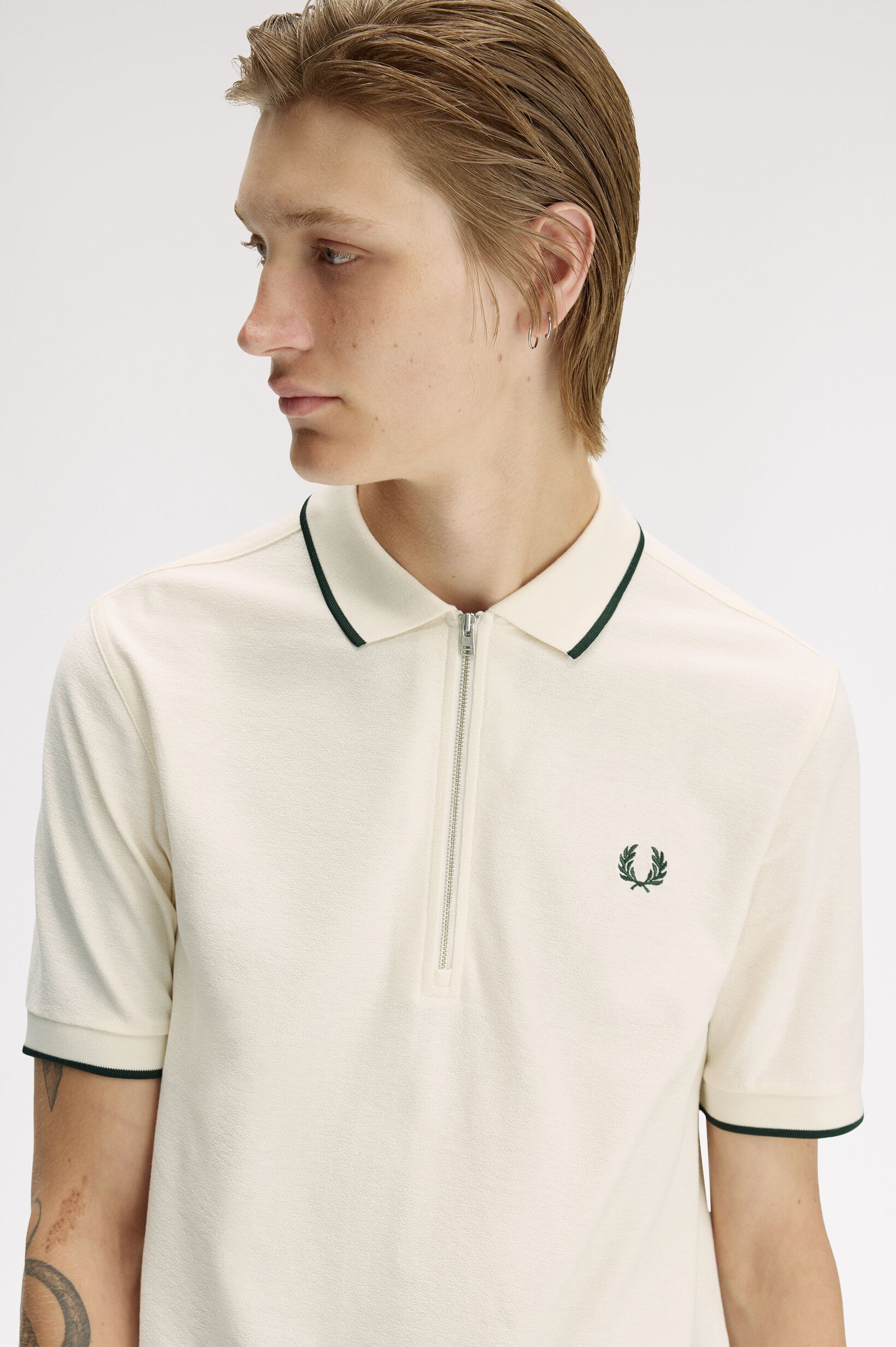 FRED PERRY 「Crepe Pique Polo Shirt／クレープピケポロシャツ」|ポロシャツ|