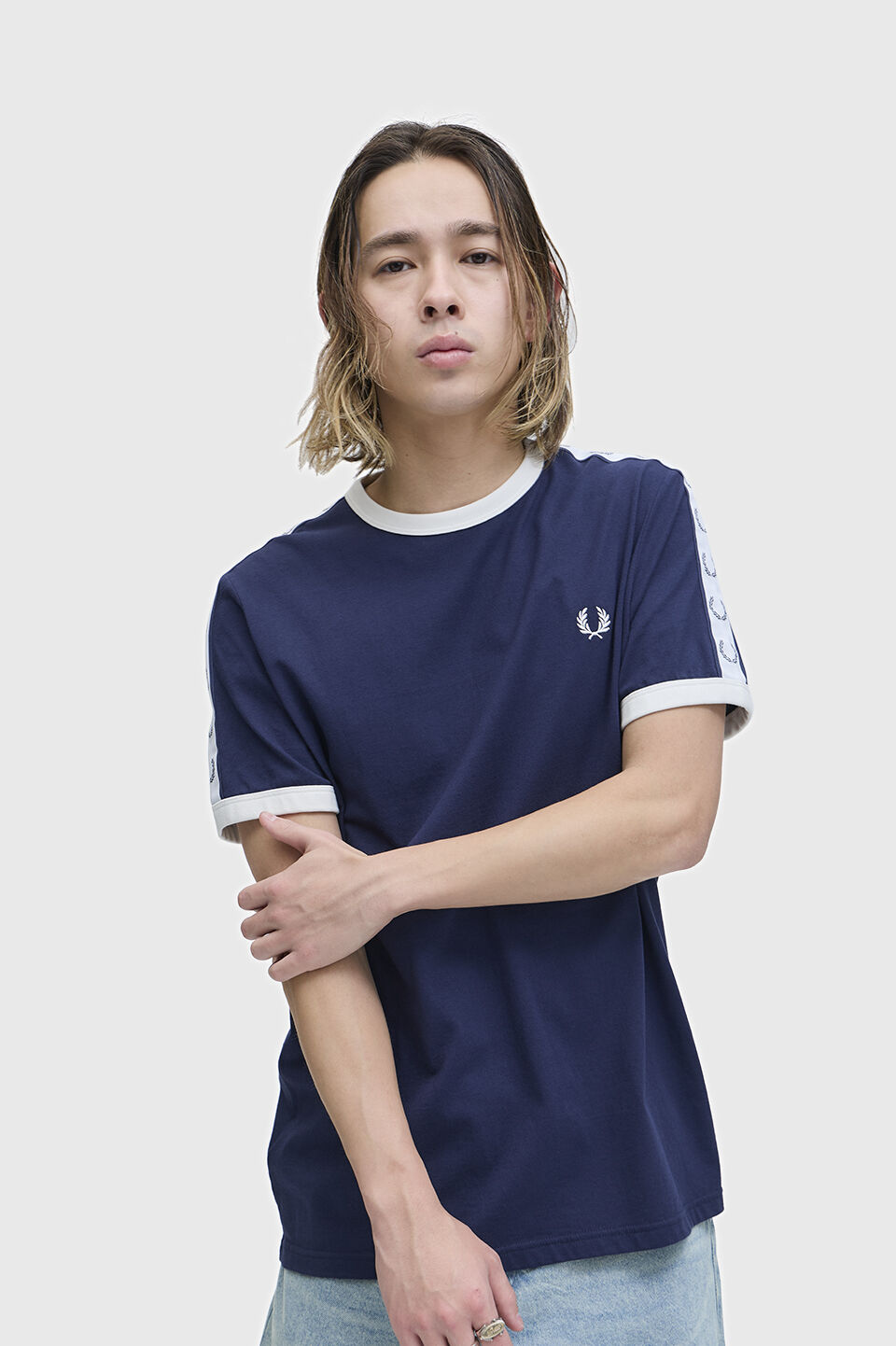 FRED PERRY 「Taped Ringer T-Shirt／テープリンガーＴシャツ」|Tシャツ・カットソー|