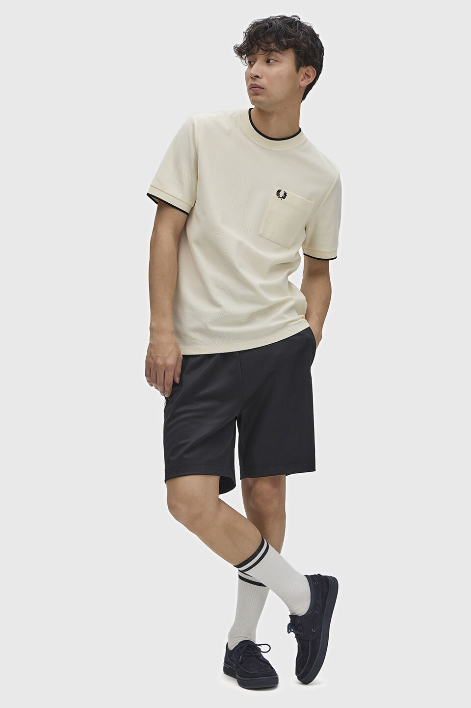 FRED PERRY 「Pocket Detail Pique T-Shirt／ポケットディティールピケTシャツ」|Tシャツ・カットソー|