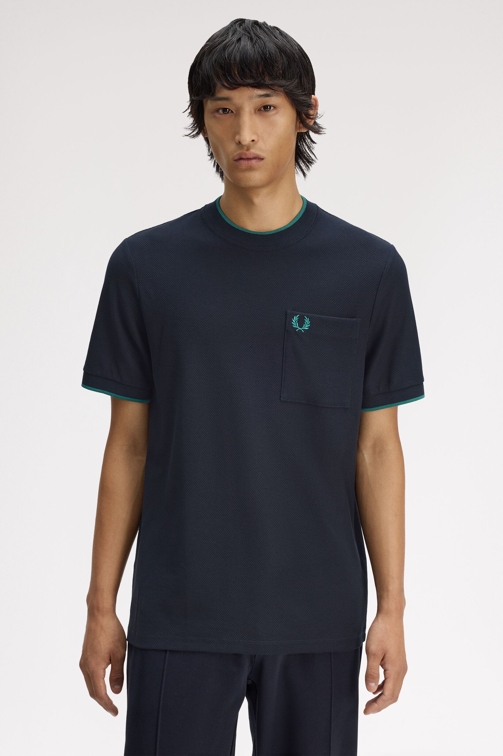 FRED PERRY 「Pocket Detail Pique T-Shirt／ポケットディティールピケTシャツ」|Tシャツ・カットソー|