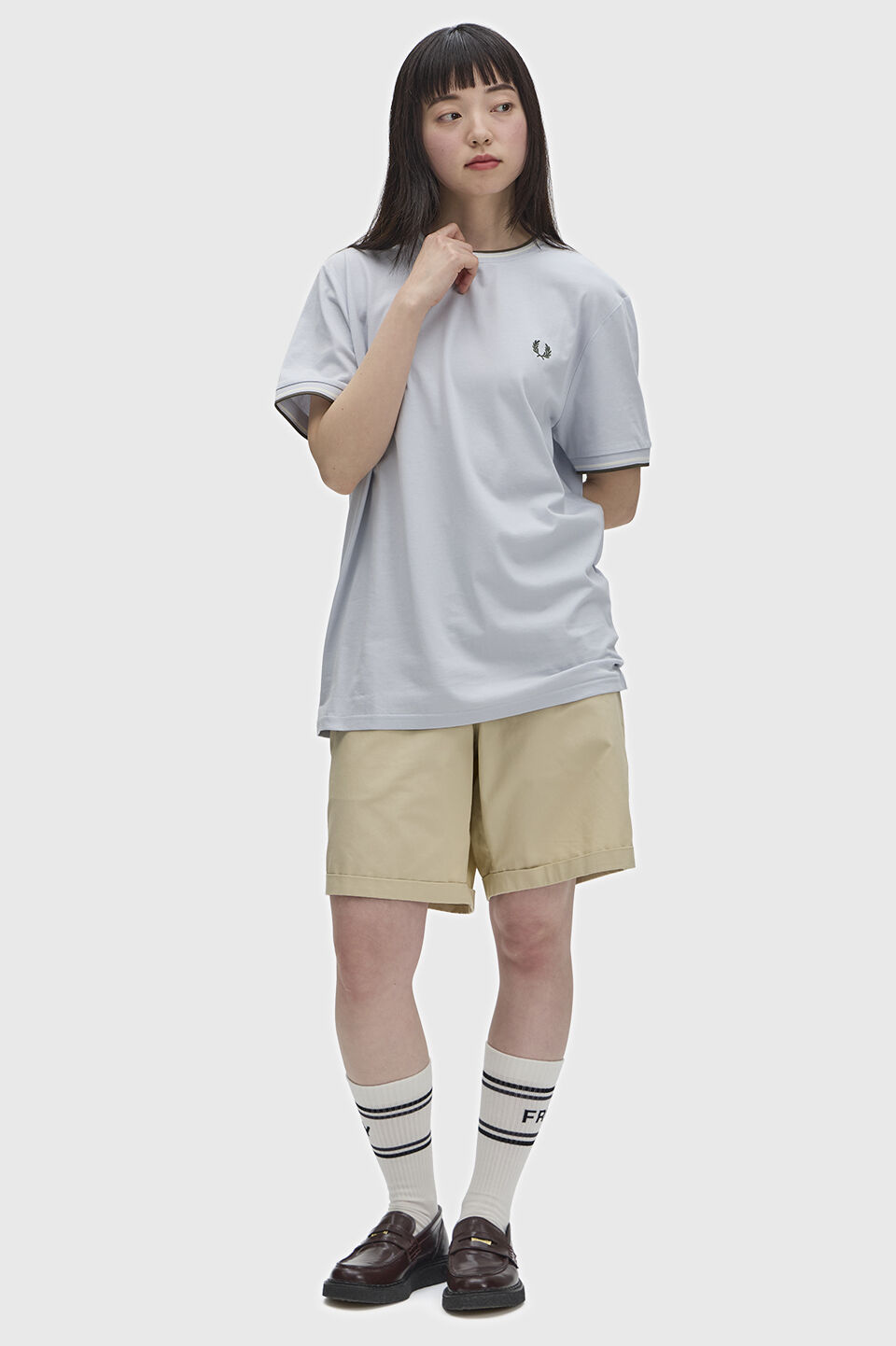 FRED PERRY 「Twin Tipped T-Shirt／ティップラインTシャツ M1588V」|Tシャツ・カットソー|