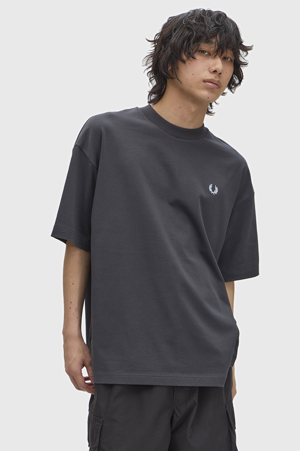 FRED PERRY 「Oversized T-Shirt／オーバーサイズTシャツ」|Tシャツ・カットソー|ANCHOR GREY