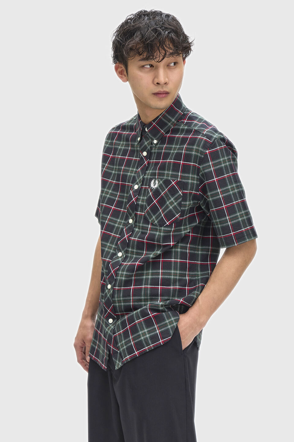 FRED PERRY 「Fred Perry Tartan Short Sleeve Shirt／フレッドペリータータンチェック半袖シャツ」|シャツ・ブラウス|TARTAN