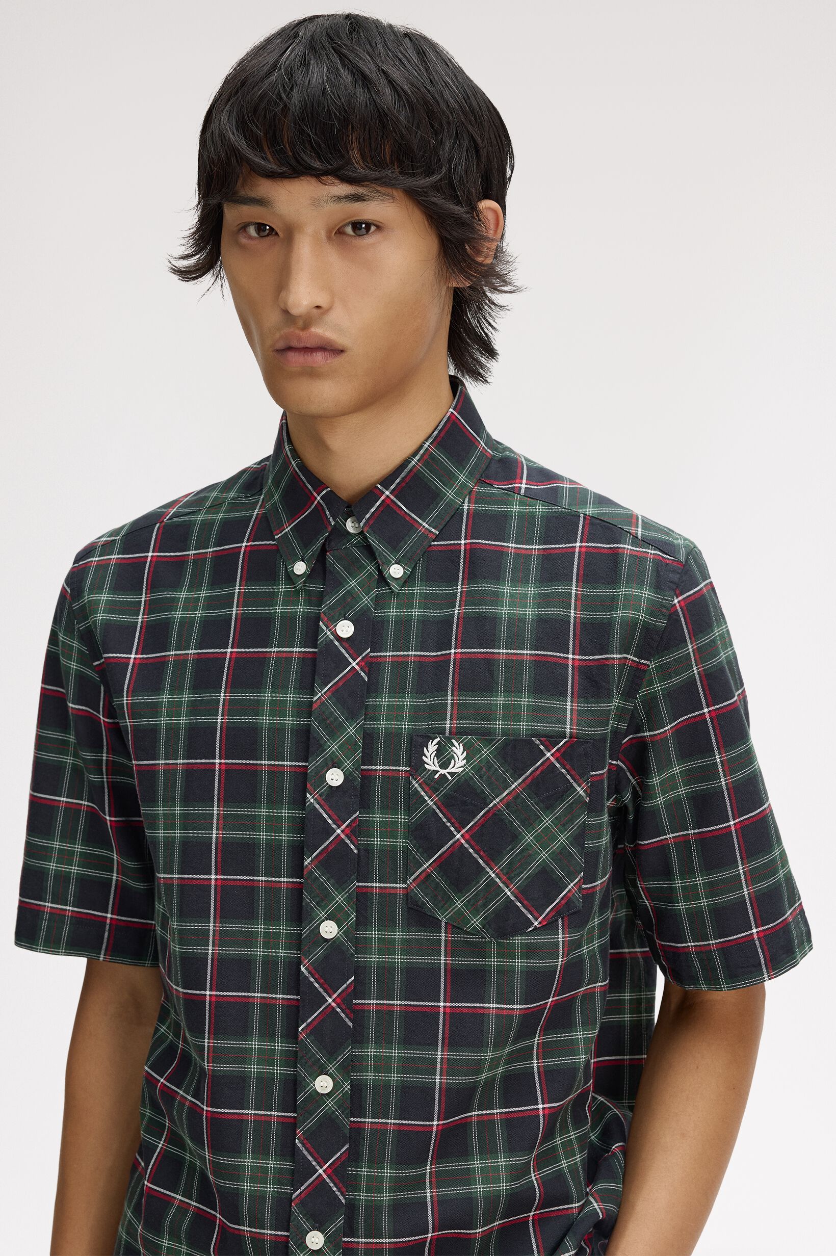 FRED PERRY 「Fred Perry Tartan Short Sleeve Shirt／フレッドペリータータンチェック半袖シャツ」|シャツ・ブラウス|