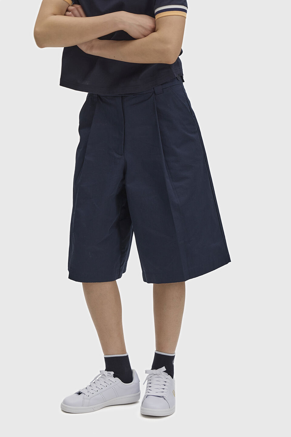 FRED PERRY 「Pleated Shorts／プリーツショーツ」|キュロット|