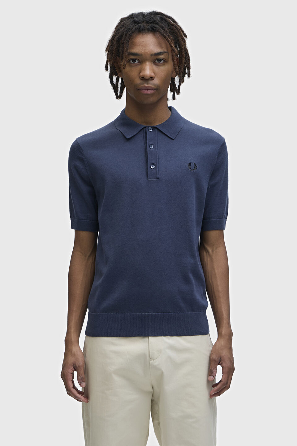 FRED PERRY 「FRED PERRY／Cotton Knitted Polo Shirt／コットンニットポロシャツ」|ポロシャツ|