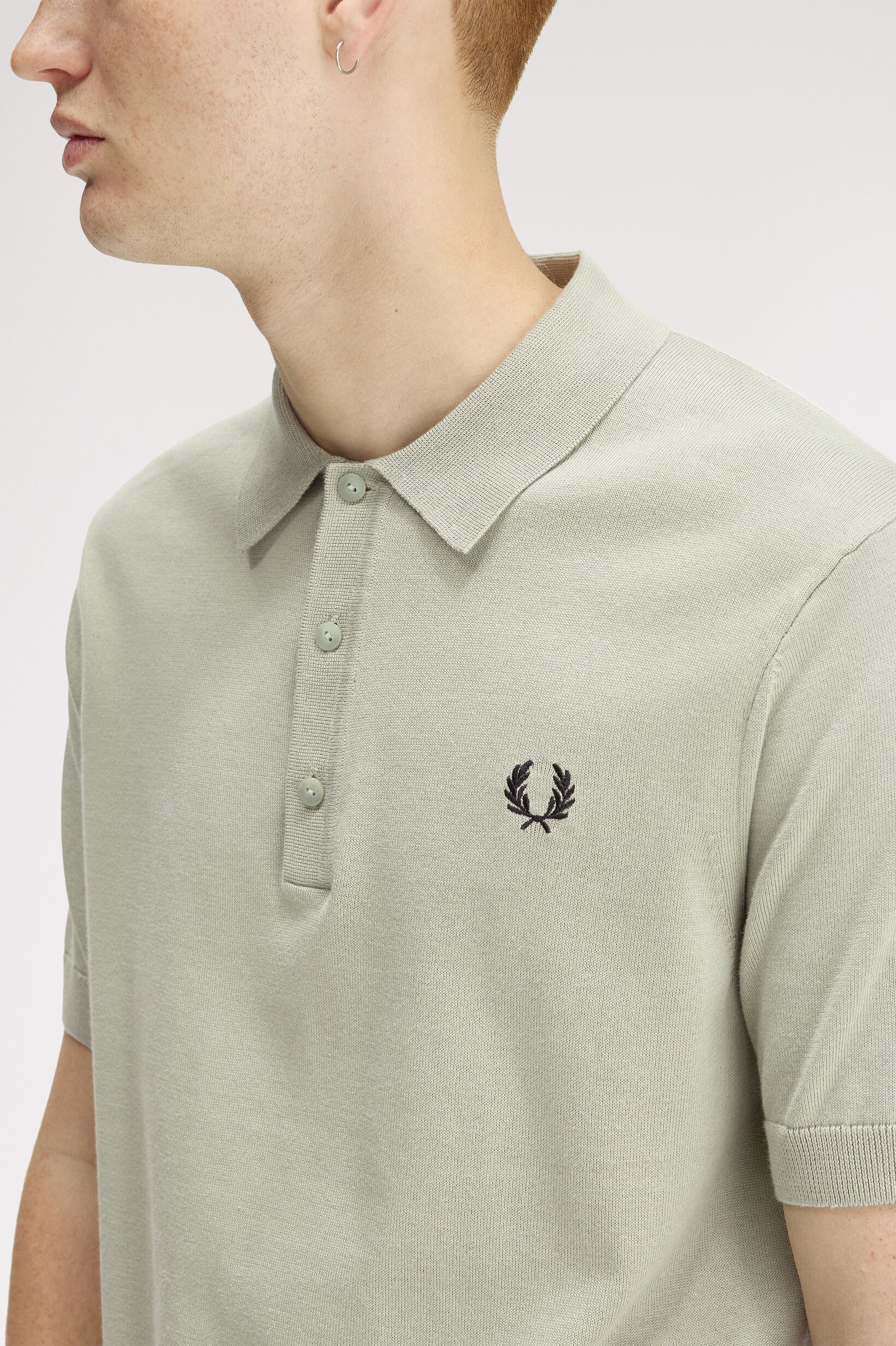 FRED PERRY 「FRED PERRY／Cotton Knitted Polo Shirt／コットンニットポロシャツ」|ポロシャツ|