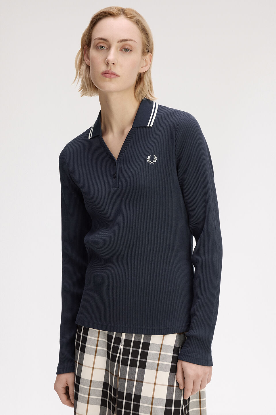 FRED PERRY 「FRED PERRY／Twin Tipped Ribbed Polo Shirt／ツインティップリブポロシャツ」|ポロシャツ|