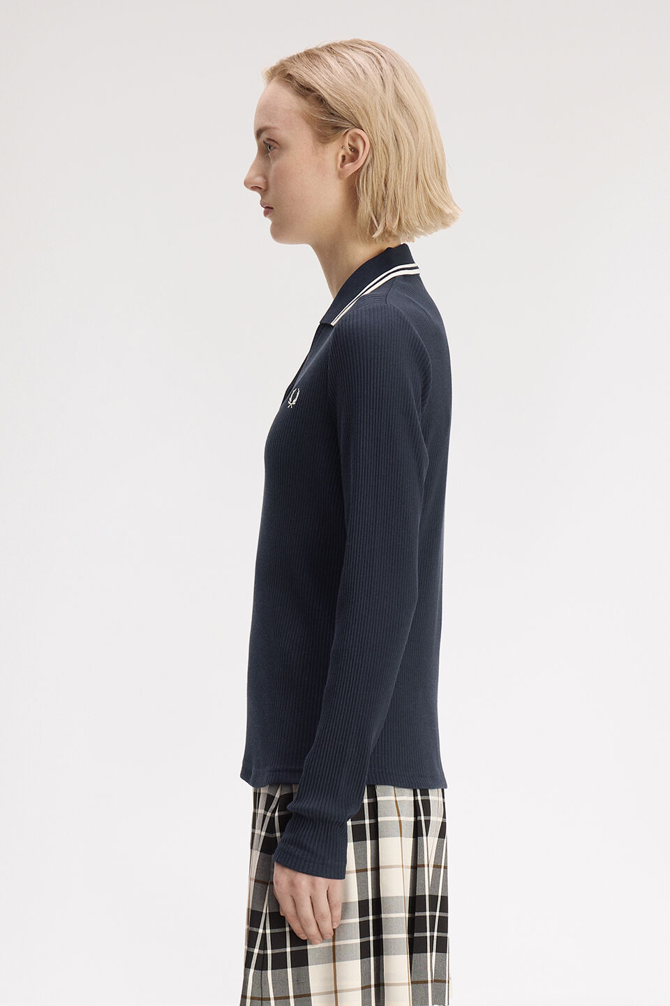 FRED PERRY 「FRED PERRY／Twin Tipped Ribbed Polo Shirt／ツインティップリブポロシャツ」|ポロシャツ|