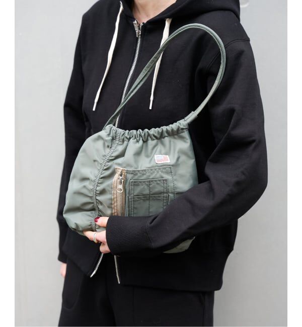 OUTDOOR PRODUCTS Usual Things「追加2 MA-1 DrawstringBAG」|ショルダー・メッセンジャー|