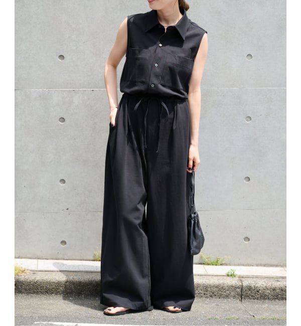 OUTDOOR PRODUCTS Usual Things「カットソーノースリシャツオールインワン」|オールインワン|