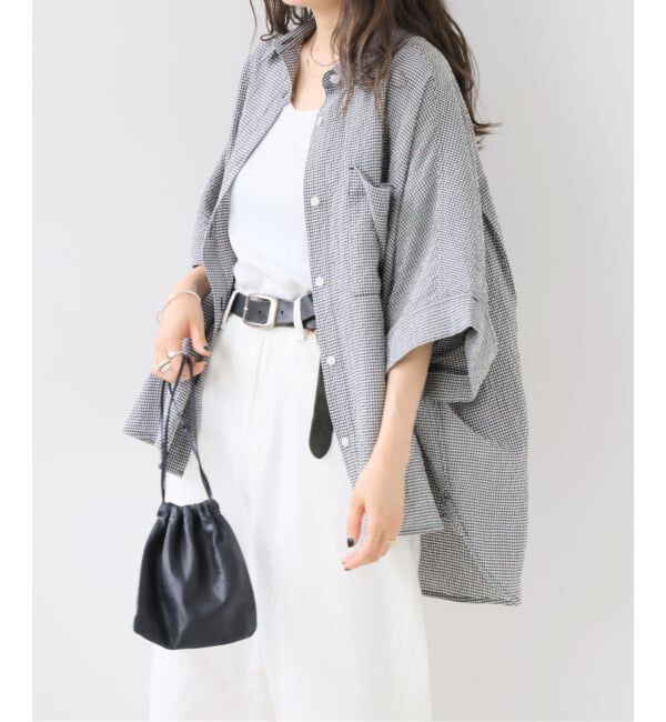 OUTDOOR PRODUCTS Usual Things「ギンガムチェックドルマンシャツ」|シャツ・ブラウス|