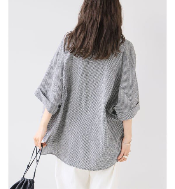 OUTDOOR PRODUCTS Usual Things「ギンガムチェックドルマンシャツ」|シャツ・ブラウス|