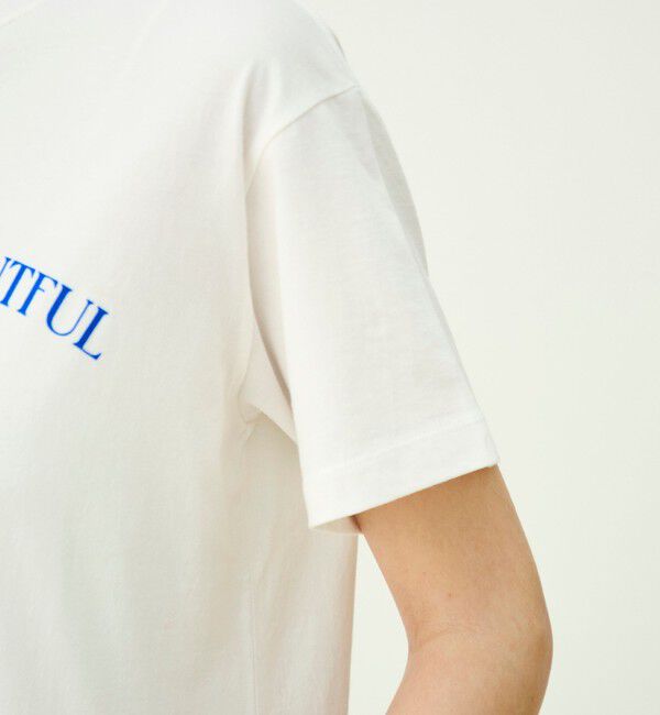 MACPHEE「コットンロゴプリント Tシャツ」|Tシャツ・カットソー|