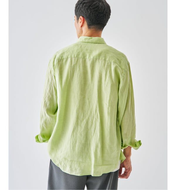 EDIFICE「シアー リネン レギュラーカラーシャツ」|シャツ・ブラウス|