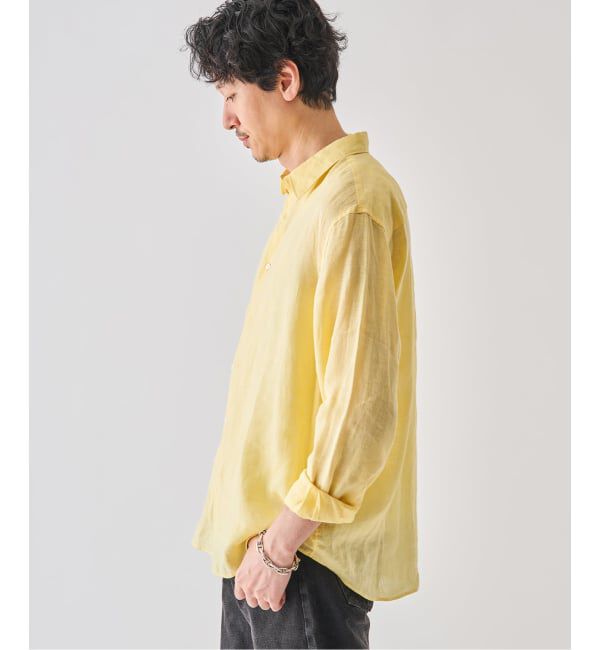 EDIFICE「シアー リネン レギュラーカラーシャツ」|シャツ・ブラウス|