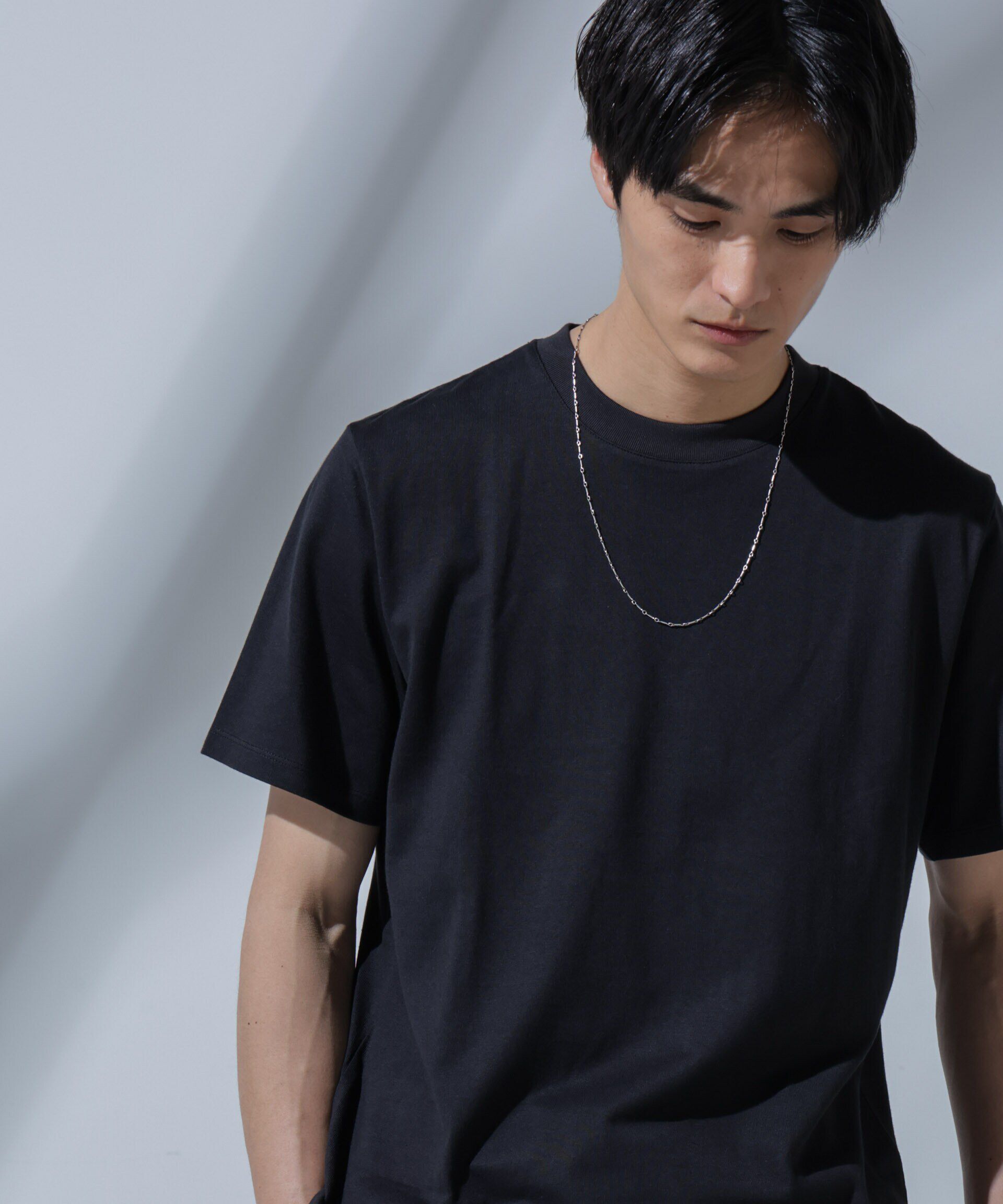 nano･universe「Anti Soaked(R)汗染み防止 クルーネックTシャツ」|Tシャツ・カットソー|